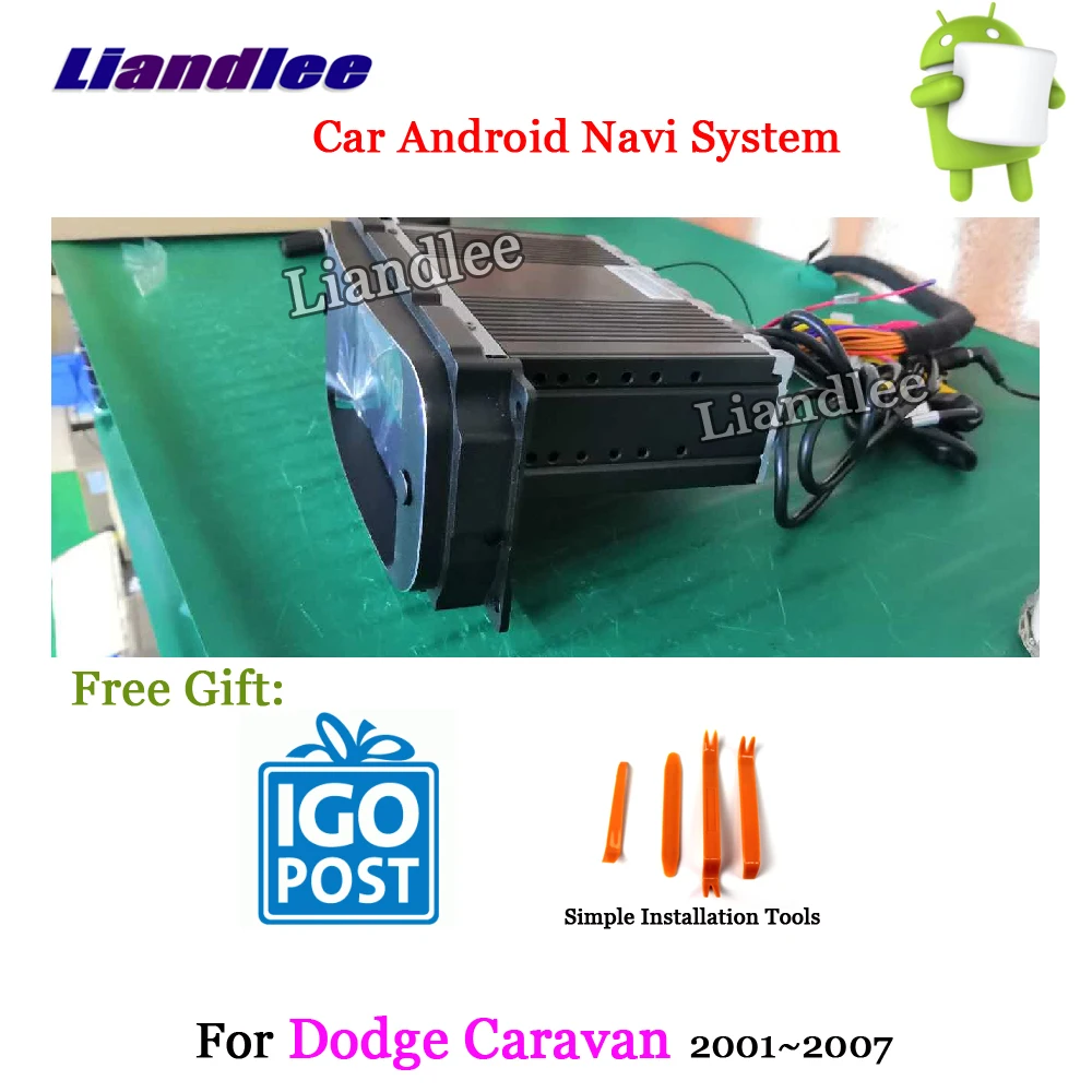 Liandlee автомобильная система Android для Dodge Caravan 2001~ 2007 Радио Стерео Carplay Wifi gps Navi Карта Навигация HD экран мультимедиа