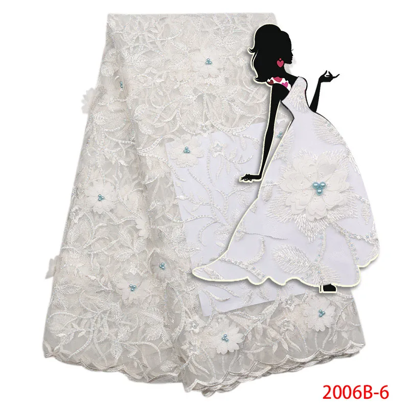 Latest African Net Laces 2018 Nigerian Lace Flower And Bead French Fabrics High Quality Alibaba Express AMY2006B-1 | Дом и сад