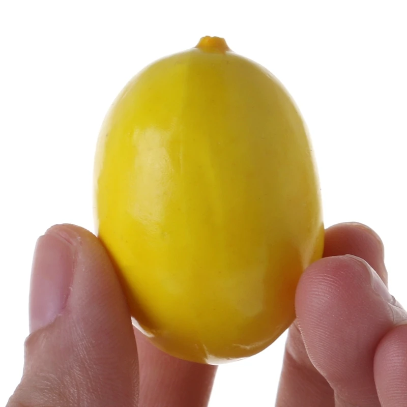 Lifelike Simulation Artificial Lemon Fake Fruit Disply Home Party Decor 20pcs artificial fruits and vegetables