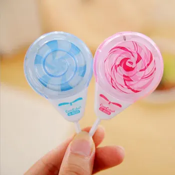 

1X Creative LollipopTwo-hole Pencil Sharpener Cartoon Kawaii Stationery Pencils Sacapuntas School office supplies Gift
