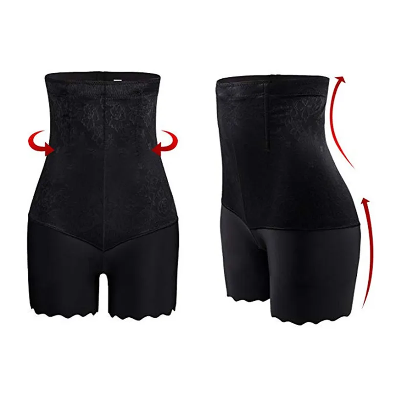 New Women High Waist Control Briefs Safety Pants Shapewear Panty Body Shaper Slim Tummy Underwear #E19 (4)