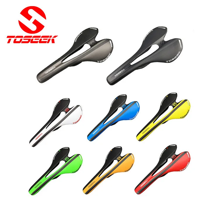 

2018 Hot Sale New 3K all carbon fiber mountain bike saddle road vehicle cushion for bicycle Outdoor Bike Sports Pad