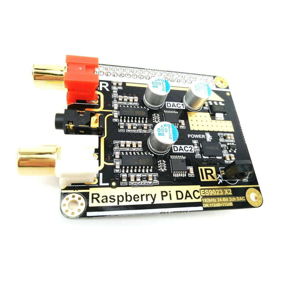 Volumio moode Raspberry Pi DAC Raspberry Pi 3B+ HIFI двойной DAC декодирование ies с 5 В DC Источник бесперебойного питания F6-006