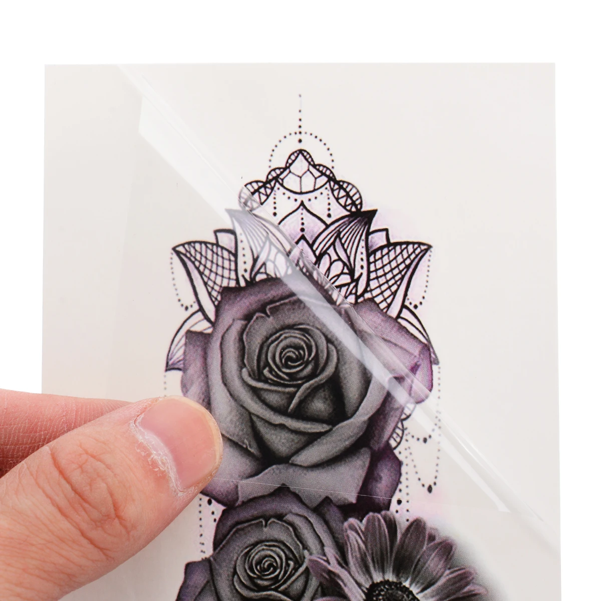 Womens Removable Waterproof Temporary Flower Tattoo Stickers Body Art Arm Legs Charming Body Art
