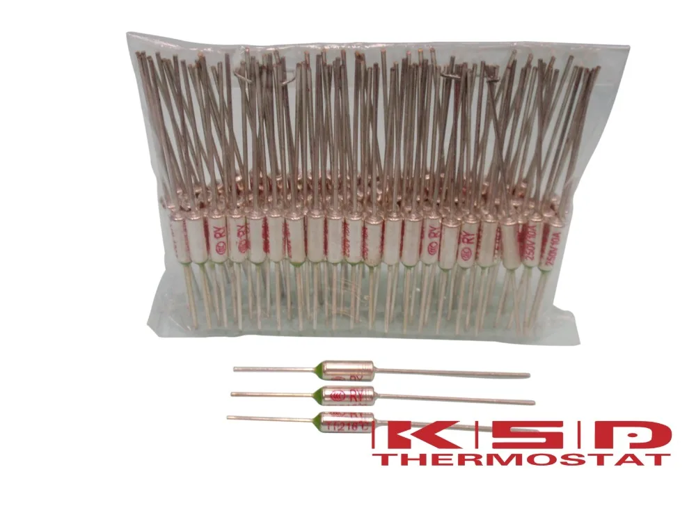 

10PCS/LOT Thermal fuse RY Tf 73C 73 Celsius degrees 10A250V Metal Thermal Protector thermal fuse metal shell Thermal Cutoff