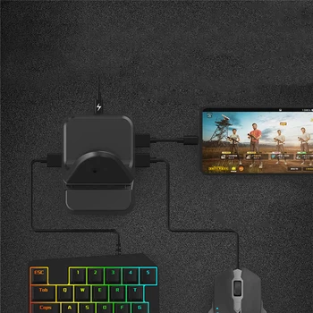 

Keyboard Mouse Converter Adapter Dock for Android system PC Game Controller Holder Plug and play Gamepad Converter Station