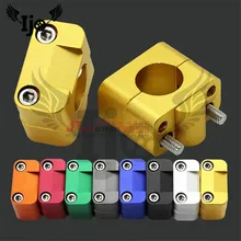 Для алюминия с ЧПУ Запчасти мотоцикл Зажим адаптер питбайк 28 мм 1-1/" мотоцикл крепление адаптер мотоцикл руль стояк