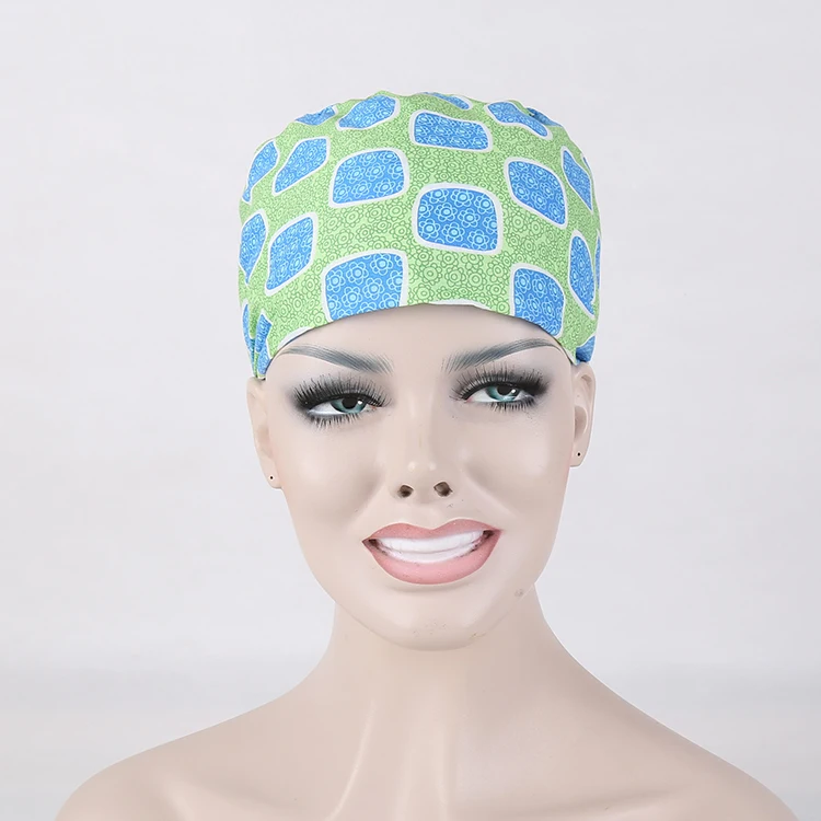 surgical scrub caps ,lab caps,skull caps 100 cotton one size medical capsin Accessories from
