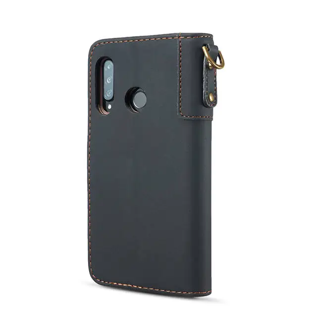 Для fundas huawei nova 3e 4e Роскошный чехол-портмоне для huawei nova 4E 3E чехол из воловьей кожи чехол-книжка браслет чехол для телефона