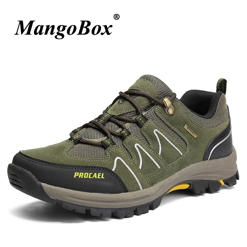 

Trekking Sport Shoes Men Low Top Mountain Shoes Climbing Anti-Slip Outdoor Sneakers Men Pu Hiking Sneakers Tactical Men