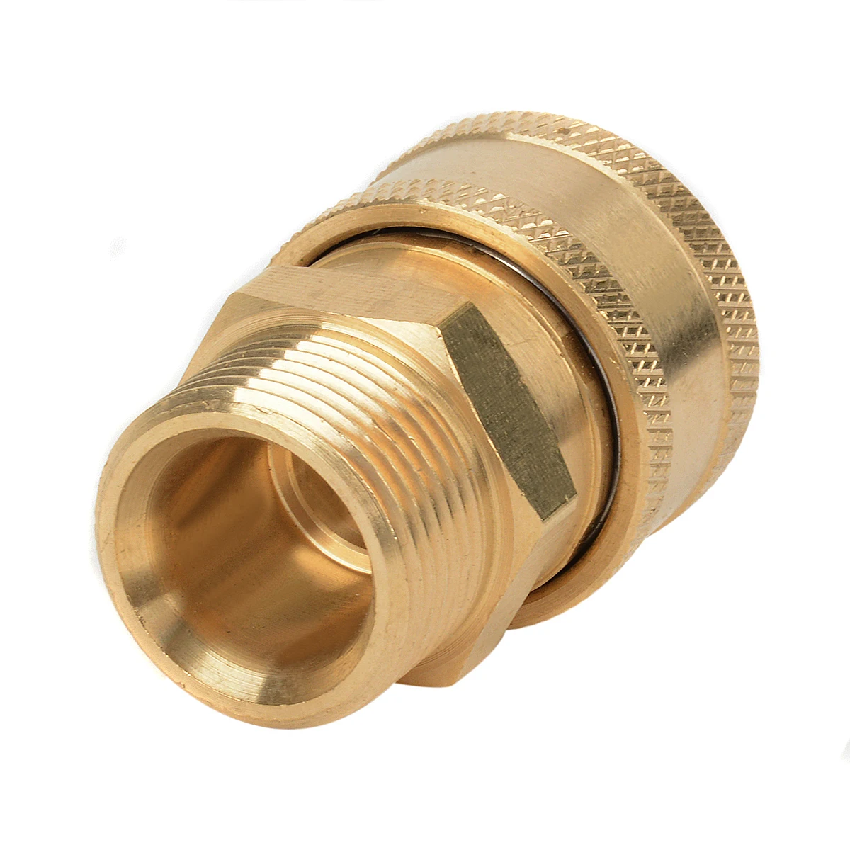 1pc Copper 3/8" Female Thread Quick Release Adapter Connector Connect to M22 Metric Male Fitting For Pressure Washer Hose Mayitr
