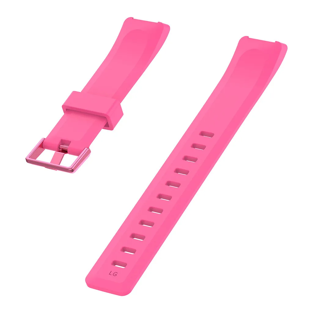 Маленькие часы с силиконовым ремешком ремешок для Fitbit Inspire/Inspire HR - Цвет: Pink