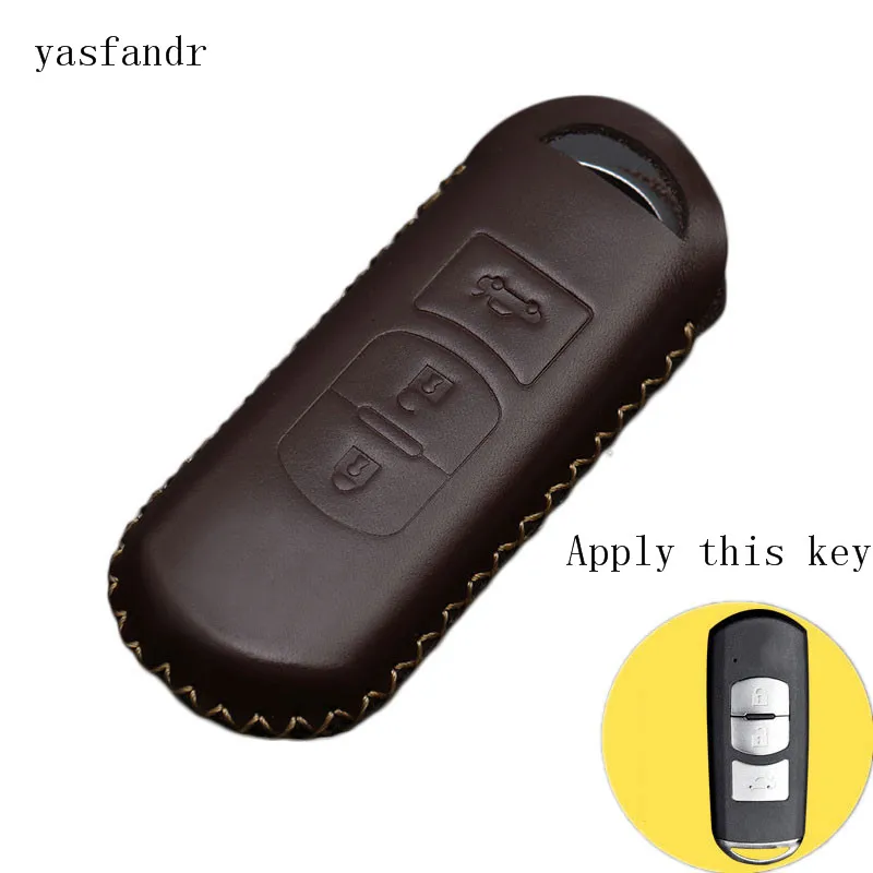 

2018 Fashion High Quality 3 Buttons Car Key Cover For Axela CX5 CX7 Key Case Car Accessaries Protect Holder Shell