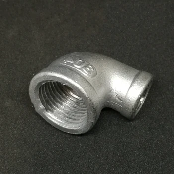 

1" BSP Female x 3/4" BSP Female 90 Degree Elbow 304 Stainless Steel Threaded Reducer Pipe Fitting Connector For Water Oil Air