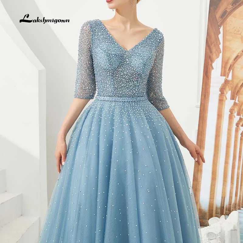 Элегантные, цвета шампанского выпускное платье 2019 Vestidos De Fiesta Largos платье Вечерние Большие размеры avondjurk длинное вечернее платье