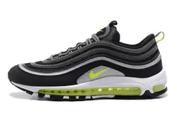 Nike Air Max 97 флуоресцентный зеленый ретро Поточная Линия для мужчин дышащие 3 м обувь для бадминтона, NIKE Бег Спорт на открытом воздухе СПО