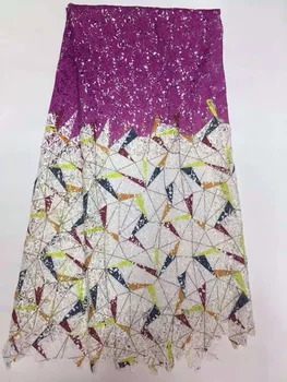 

Hot Selling Water Soluble African Cord Lace Guipure Lace Fabrics High Quality Print Embroidery Nigeria Wedding Dress Fabric