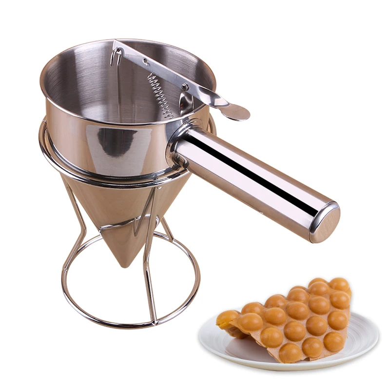 

Pancake Batter Dispenser Perfect for Baking of Cupcakes Waffles, Cakes Any Baked Goods - Bakeware Maker with Measuring Label