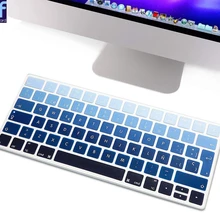 Испанская испанская клавиатура с буквенным языком, силиконовый чехол для Apple Magic Keyboard(MLA22LL/A), Европейская/ISO раскладка клавиатуры