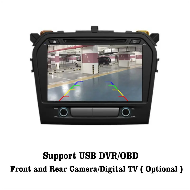 Flash Deal Liislee Android 7.1 2G RAM For Suzuki Grand Vitara 2015 Car Radio Audio Video Multimedia DVD Player WIFI DVR GPS Navi Navigation 4
