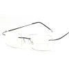 Gafas de lectura Multifocal de titanio sin montura, gafas de transición para hombres, presbicia de hipermetropía reada ► Foto 3/6