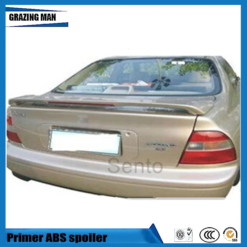 

ABS Primer Unpainted Color Rear Trunk Spoiler With Light For CD5 Spoiler