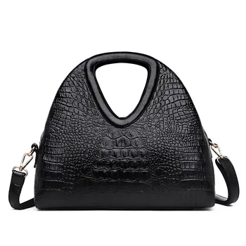 

Alligator Women's Genuine Leather Handbags Vintage Tote Bag Ladies Shoulder Bags For Women Messenger Bags