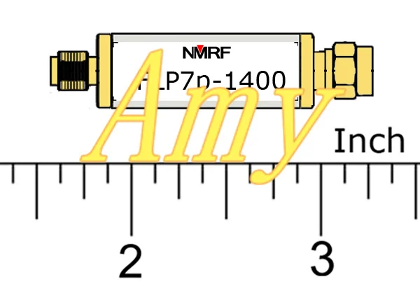 1400 мГц FPV высокой четкости цифровой передачи фильтр низких частот 1,2 г SMA для передатчика
