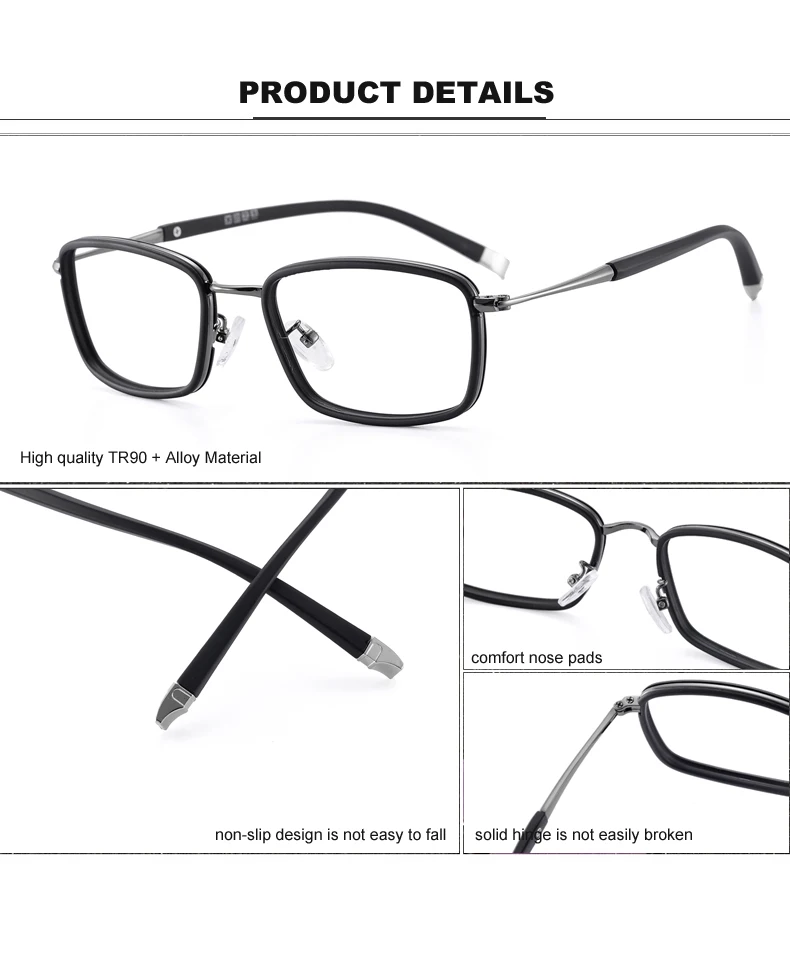 Оправы для очков для мужчин, компьютерные оптические прозрачные линзы, женские очки для близорукости, мужские оправы для очков по рецепту