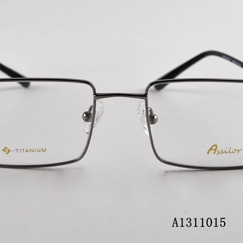 LIRIKOS Pure Titanium Anti-Corrosion Business Men Reading Semi-rimless Glasses Reading Clear Eye Lens male Spectacle four color