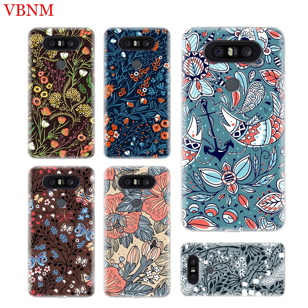

Deep Color Flowers Durable Soft Phone Case For LG V40 G6 G7 Q6 Q8 Q7 G5 G4 V30 V20 V10 K8 K10 2018 2017 Customized Cases Coque