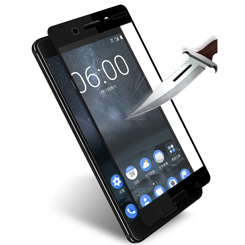 3D полное покрытие экрана стеклянная пленка для Nokia 3 TA-1020 TA-1032 Nokia3 защита экрана Покрытие Закаленное стекло пленка защитный чехол