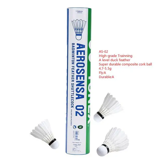 Original Yonex Badminton Shuttlecock High Level AS02 AS03 AS05 For