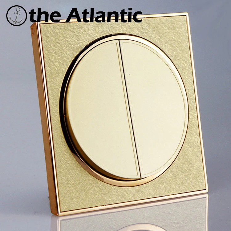 Настенный выключатель Atlantic 2 клавиши 1 Путь Большие Настенные переключатели