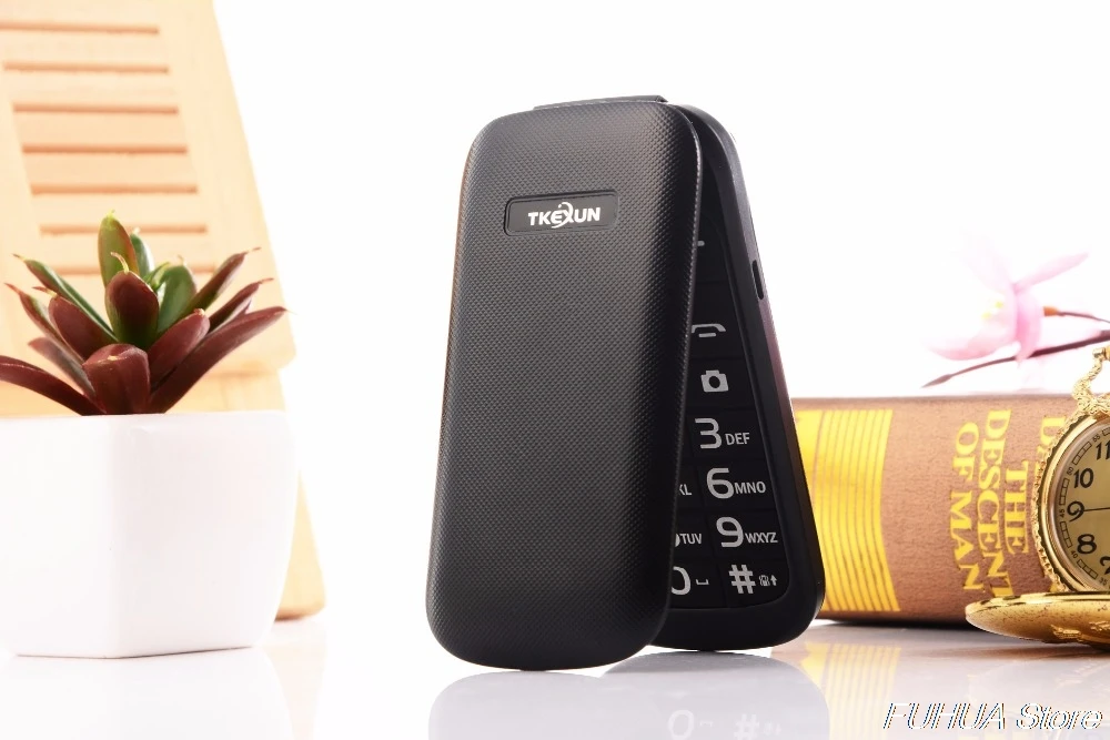 Мобильный телефон TKEXUN E1190A с двумя sim-картами, Bluetooth, FM, MP3, Vedio, дешевый мобильный телефон для пожилых людей, русская клавиатура