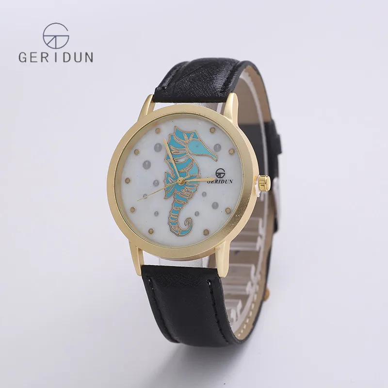 

2019 Luxury Brand Relogio Feminino Clock Women Watch Hippocampus Leather Watches Ladies Fashion Casual Watch Quartz Wristwatch