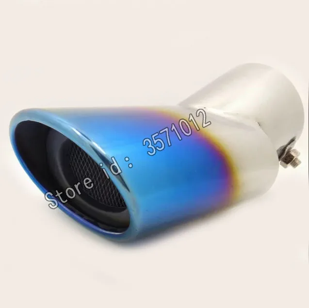 For Toyota Venza 2009- car cover muffler exterior back pipe dedicate exhaust tip tail outlet ornament vent 1pcs - Цвет: A0094Ba76