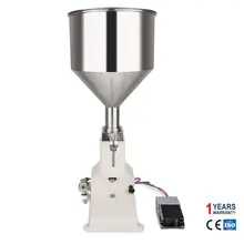 Пневматическая машина для наполнения жидкой пасты 5-50 мл наполнитель для розлива шампуня смазочного масла(A02