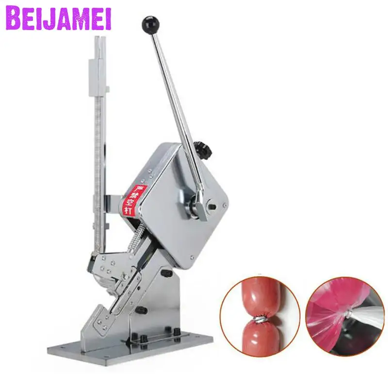 

BEIJAMEI U-shape hand sausage clipping machine commercial manual sausage clipper machine for sausage casing