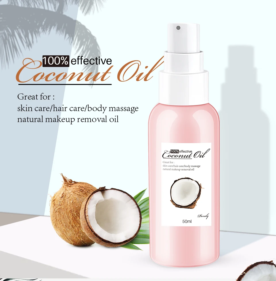 Natural Organic Extra Virgin Coconut Essential Oil Cold Press Coconut Oil Multi-Function Skin Hair Care Essential Oil