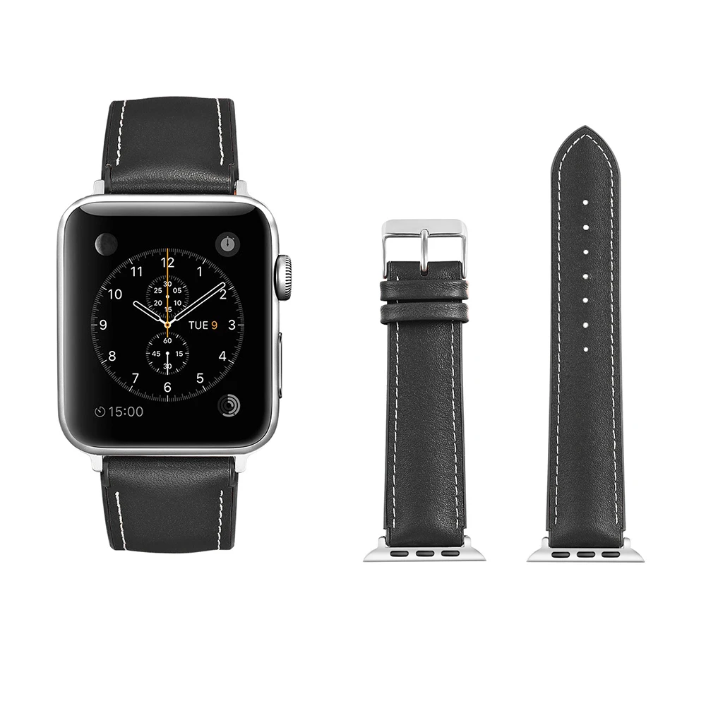New Leather & TPU Band for Apple Watch 38mm 42mm Band Sports Leather for Sport Iwatch series Band Breathable Belt with Adapter apple-bands-series- : image New Leather & TPU Band for Apple Watch 38mm 42mm Band Sports Leather for Sport Iwatch series Band Breathable Belt with Adapter apple-bands-series-