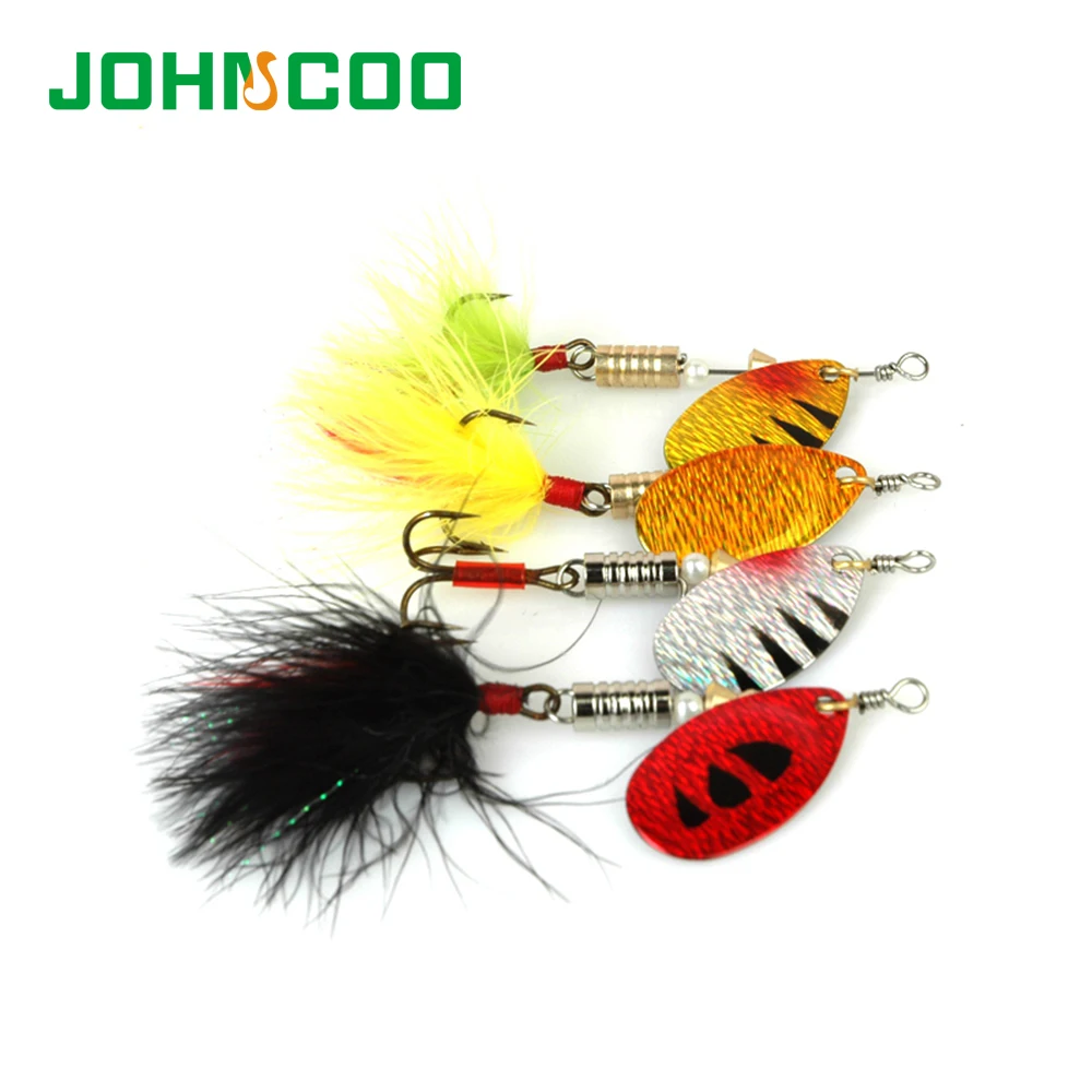 

Spinner Bait 8pcs Metal Lure Spoonbait Wobbler Fishing Lures 6g Bass Bait Pesca Isca Artificial Copper Spoon Free Shipping