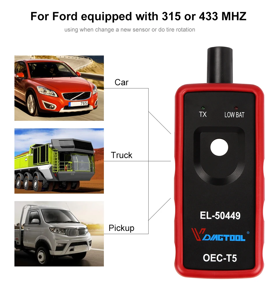 EL-50449 Авто датчик давления в шинах EL50449 TPMS инструмент активации для Ford EL-50448