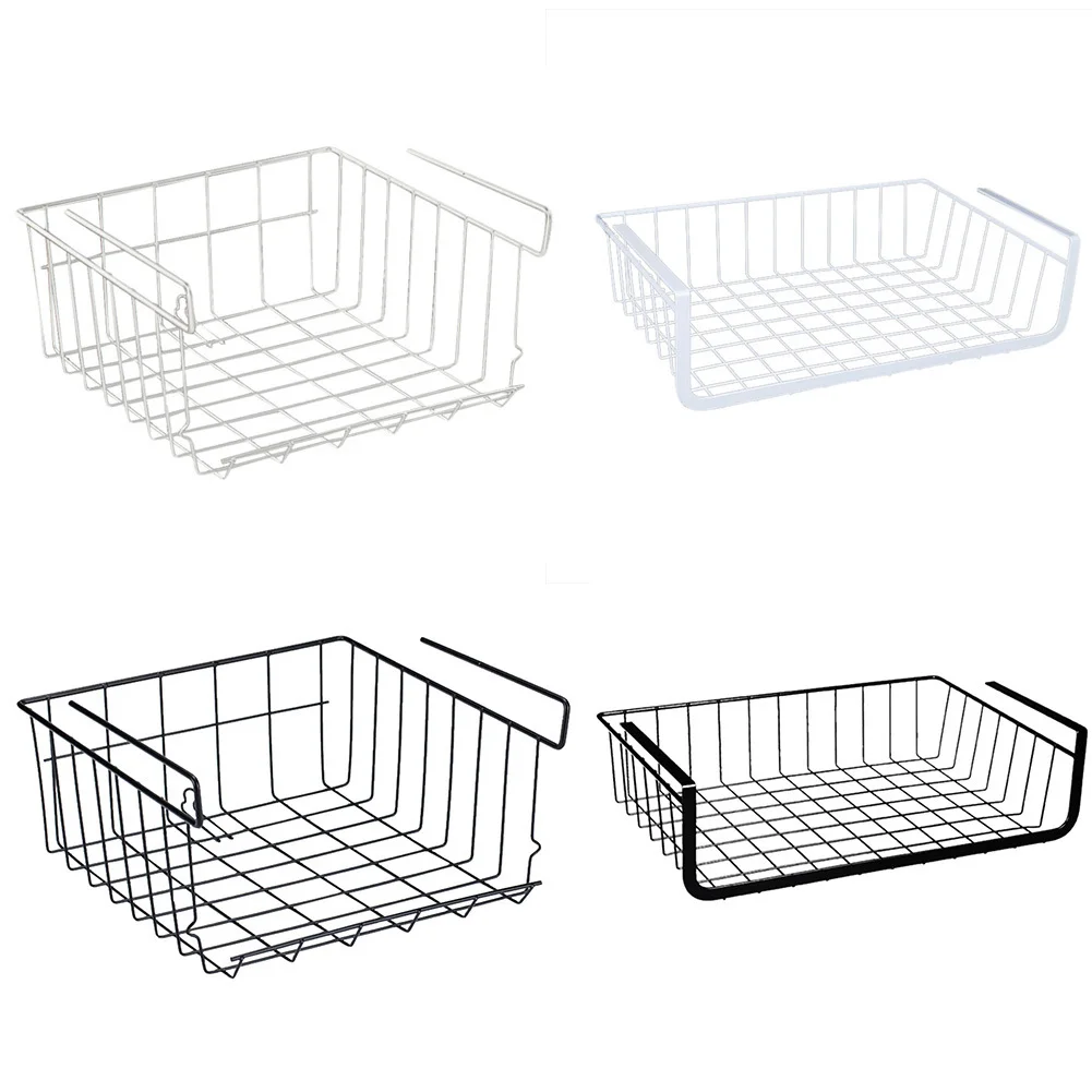 

Multifunctional Refrigerator Storage Basket Kitchen Storage Rack Under Cabinet Storage Shelf Basket Wire Rack Organizer Storage