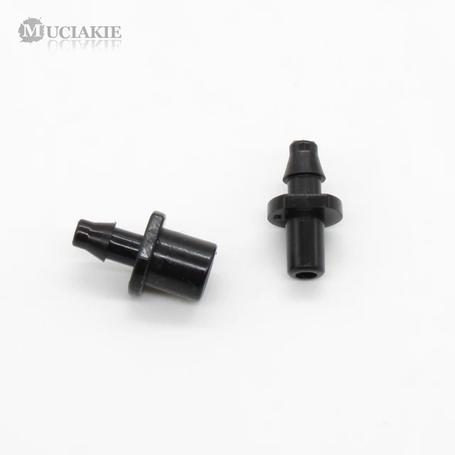 Muciakie 20Pcs Double 1/4 ' Barb Csatlakozók Micro Drip Öntözőszerelvények 2-Út Egyenlő Kapcsolási Adapter Ízület 4/7 Mm-Es Tömlőhöz - Image 4