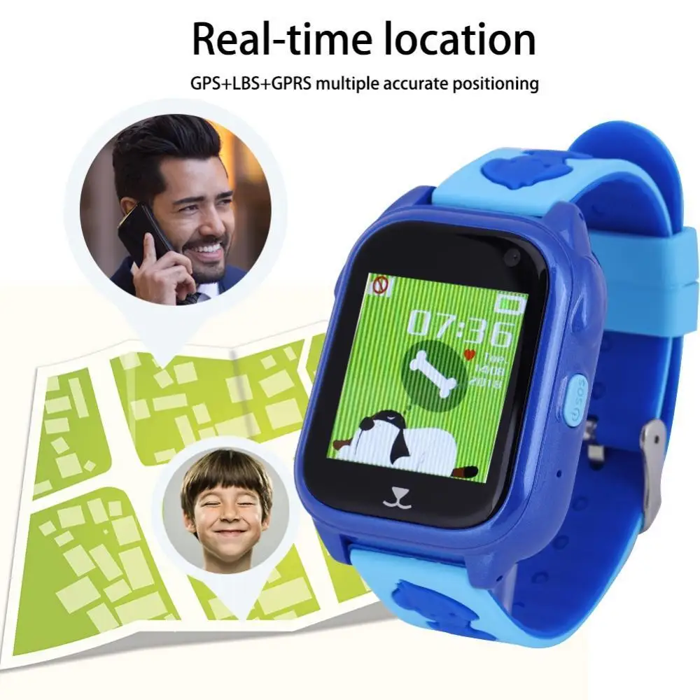 Смарт часы Timethinker M06 для детей gps с камерой sim картой Детские SOS поиск