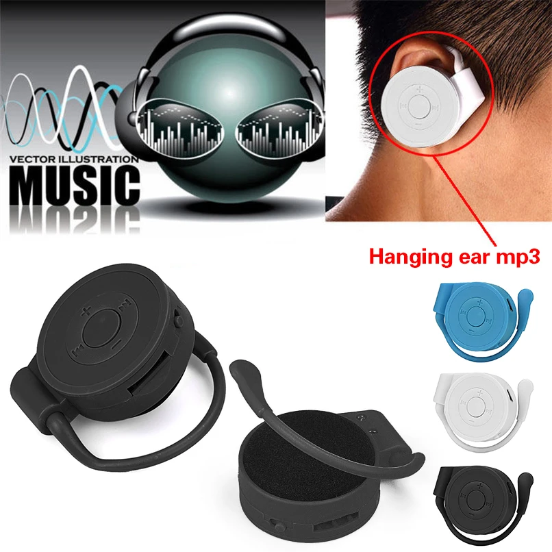 

2019 Mp3 Earhook Music Player Support TF Card with Sport Design Ear Hanging Mp3 Small Size Ear Hook Portable Dropship Popular