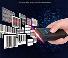 2016 new Portable Wireless A one-dimensional red light CCD Bluetooth Barcode Scanner for Android Mobile Phone Tablets Windows PC