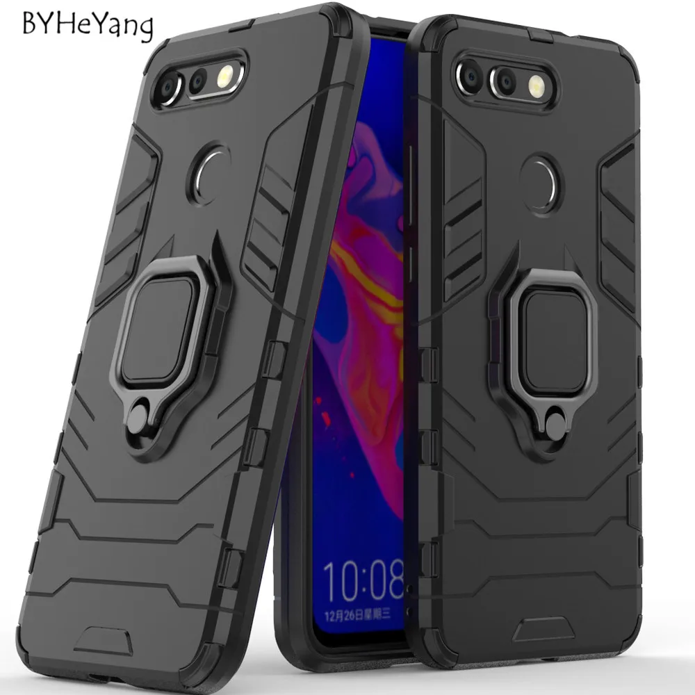 

For Huawei Honor V20 Case Honor View 20 Cover Car Holder Magnetic Suction Ring Bracket Armor Cover For Huawei Honor View 20 Case