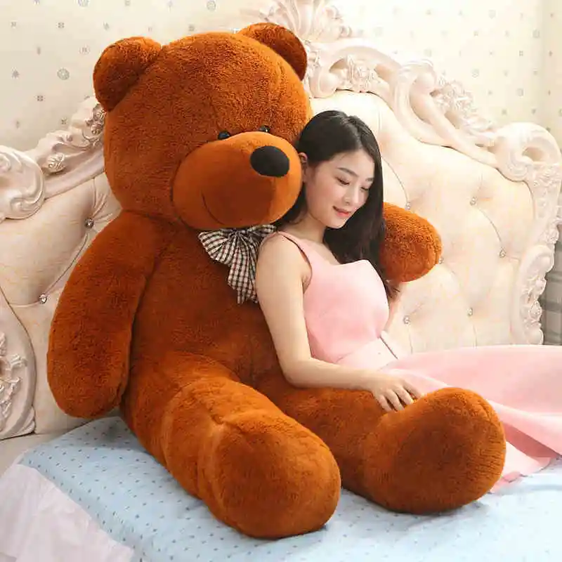 Огромный плюшевый медведь 180 см Огромные большие набивные плюшевые игрушки Размер жизни для детей Детские куклы любовник игрушка-подушка подарок на день рождения